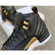 Black Retro 12 Air Metallic Gold-White 'Reptile' AO6068-007 Jordan 0520